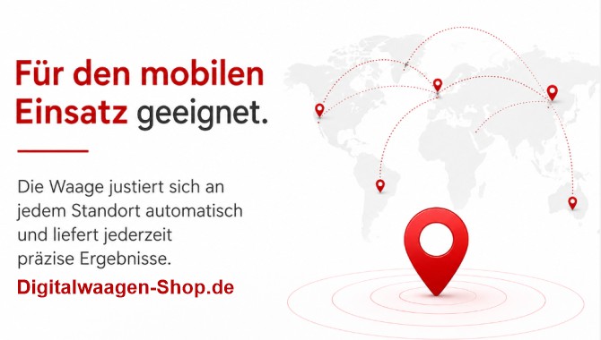 Gewerbliche mobile Goldwaage 
