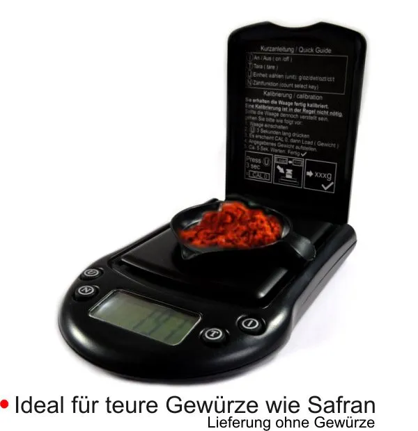 Sehr gut geeignet für Gewürze um fein zu wiegen