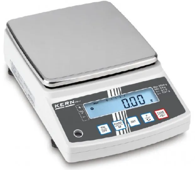 Apothekerwaage mit Eichzulassung max. 3200g / 0,01g