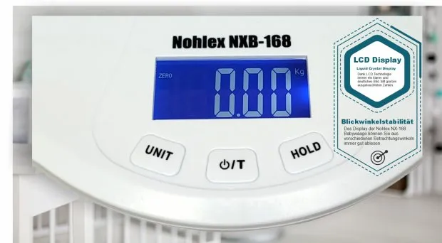 LCD Display Nohlex Babywaage