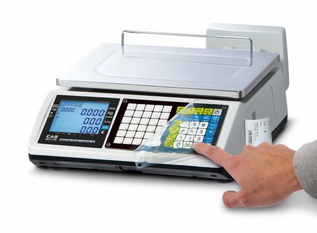 Tastaturfeld an der CAS CT100 Bondruckwaage