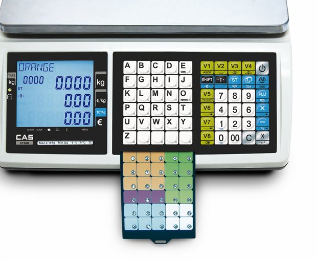 Übersicht der Tastatur bei der CAS CT-100