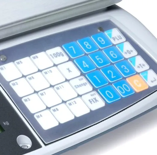 Tastaturfeld der METTLER TOLEDO bRite Advanced Compact Waage