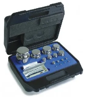 F1 Gewichtssatz Edelstahl 1mg - 5kg im Koffer