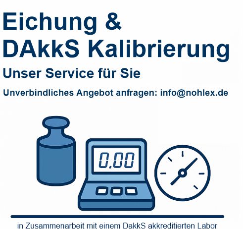 Eichung und DAkkS Kalibrierung Service