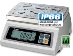 Handelswaage Kompaktwaage mit Schutzart IP66