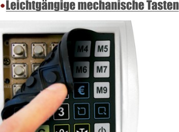 Leichtgängige mechanische Tasten