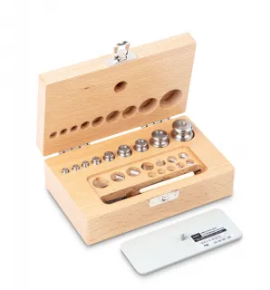 M1 Gewichtssatz 1 mg - 100 g im Holz-Etui