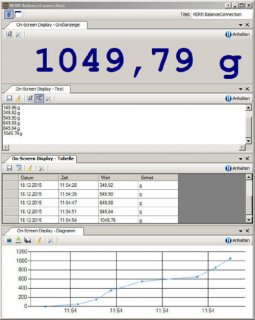 Beispiel 4 Tabelle Kern Waagen Software