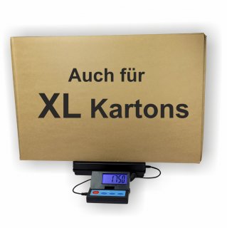 Nohlex Paketwaage - Auch für XL Kartons geeignet
