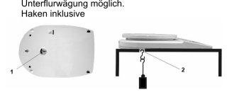 Unterflurwägung möglich