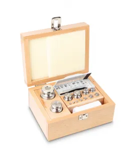 M1 Gewichtssatz 1 mg - 1.000 g im Holz-Etui