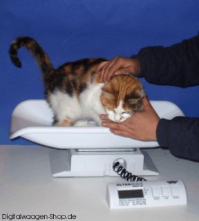 Digital Tierwaage Haustierwaage 10kg für Neugeborene Katzen Welpen Kleintiere DE 
